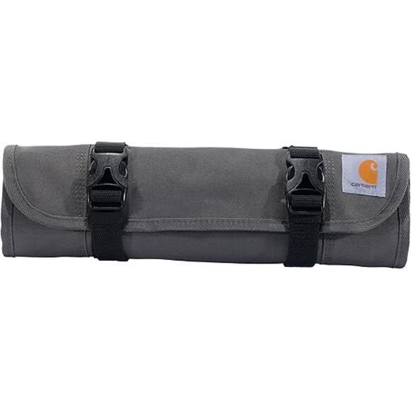 18 Pocket Utility, Durable Water-Resistant Tool Organization Roll Bag, Grey - Picture 6 of 6